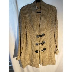 Women's Laura Scott Sweater with‎ Tags Size L Oatmeal Heather Color